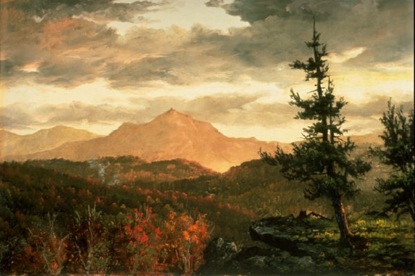 Gamaliel W. Beaman.   ("Mt. Washington N.H. from Manns Hill"). Hanover. Hood Museum of Art, Dartmouth College