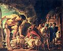 Якоб Йорданс. Одиссей в пещере Полифема. 1630-ые годы. Москва, ГМИИ 