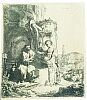 Рембрандт Харменс ван Рейн. Христос и самаритянка среди руин. Вена, Kunstlerhaus 