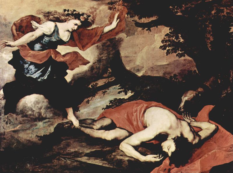 Хосе де Рибера. Венера и Адонис. 1637