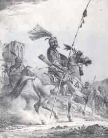 Курдский кавалерист. 1819