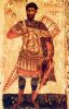 Святой Фёдор Тирон. Византийская икона. Патмос. 12 век 