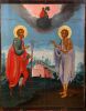 Святые Прокопий и Иоанн Устюжские. Икона 18 века. Великий Устюг