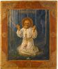 Икона преподобного Серафима Саровского молящегося на камне. Около 1900. 31,2 на 26,5 см. Частное собрание.