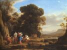 Минерва, Афина, Паллада. Клод Лоррен. Суд Париса. 1645-1646. Вашингтон. Национальная галерея