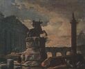 Юбер Робер. Руины. (Пейзаж с обелиском). 1773. ГМИИ 