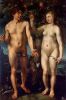 Хендрик Гольциус. Адам и Ева. 1608. Дерево, масло. Государственный Эрмитаж
