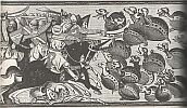 Битва Александра Македонского с черепахами. 13 век