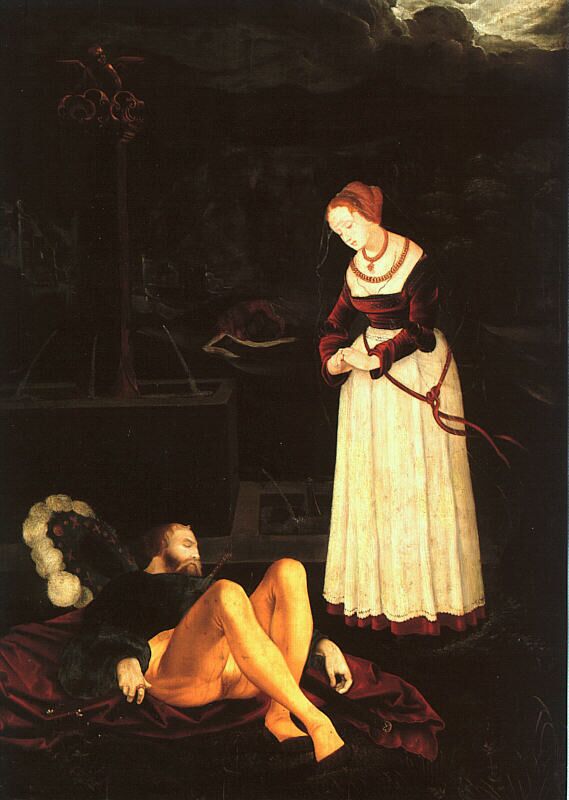 Ганс Бальдунг Грин. Пирам и Фисба. 1530. Берлин. Галерея старых мастеров 