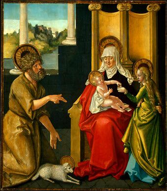 Богородица с младенцем, святая Анна и Иоанн Креститель