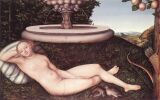 Лукас Кранах Старший. Нимфа фонтана. 1534. Ливерпуль. Walker Art Gallery