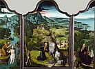 Иоахим Патинир. Триптих: Кающийся святой Иероним, Крещение, Искушение святого Антония. Около 1520. Metropolitan Museum of Art