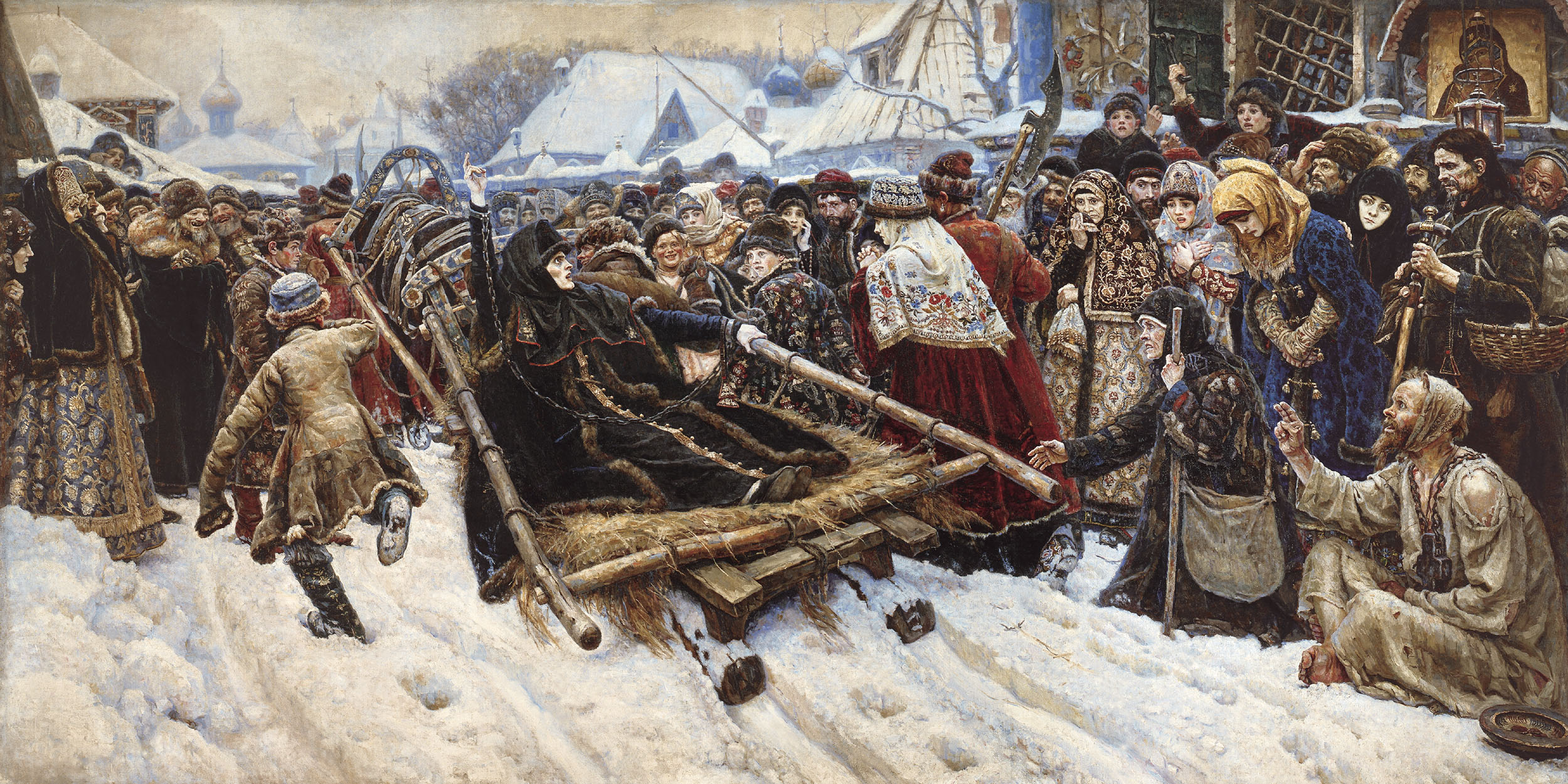 Vasiliy Ivanovich Surikov. Boyarynia Morozova. 1887. State Tretyakov Gallery