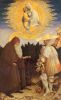 Преподобный Антоний Великий. Мадонна с младенцем, Антоний Великий и святой Георгий