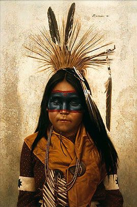  . Indian Boy at Crow Fair 