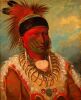 Джордж Кэтлин. Белое облако - главный вождь индейцев айова. 1844-1845 