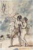 Иоганн Генрих Фюссли. Изгнание из рая. 1822. Лондон. Courtauld Institute of Art Gallery 