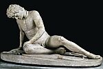 Умирающий галл. Мраморная копия I-ого или II-ого н.э. бронзовой статуи, созданной Эпигоном из Пергама в 230-220 гг. до н.э.. Музеи Ватикана. 