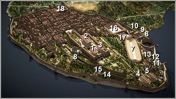 Город Византий в римское время. Реконструкция