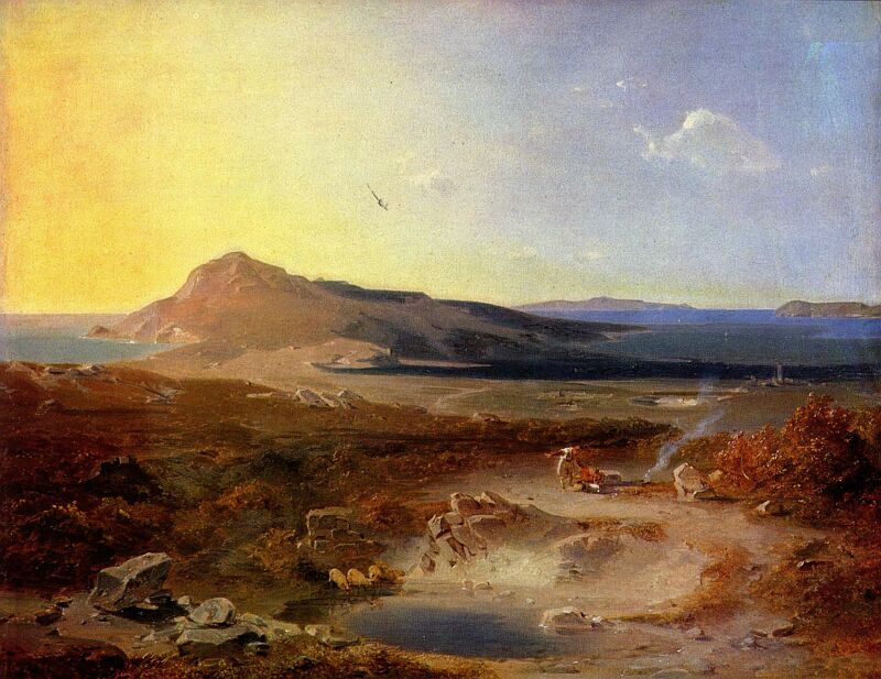 Карл Антон Йозеф Ротман. Остров Делос. 1847. Карлсруэ, Кунстхалле. 