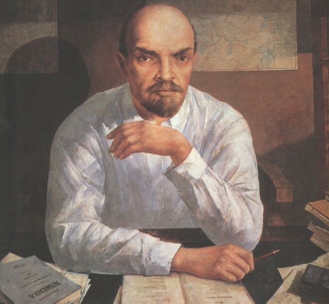 Петров-Водкин. Ленин