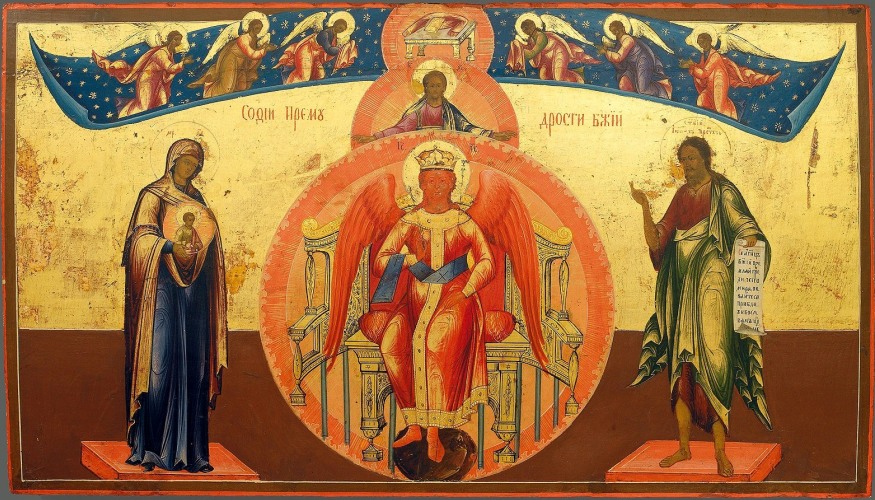 Sophia Holy Wisdom. Mstyora icon. 1860