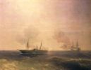 Бой парохода «Веста» с турецким броненосцем «Фехти-Буленд» в Чёрном море 11 июля 1877 года. 1877